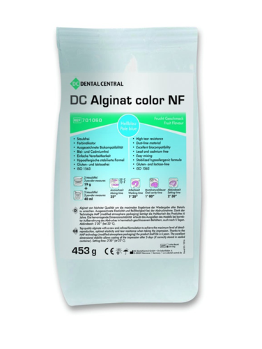 DC Alginat color NF 453g vanille-mint / blau + Messbechersatz